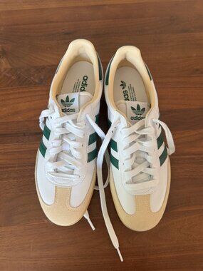 Adidas Samba OG Sneakers White Green Gum Men’s 9